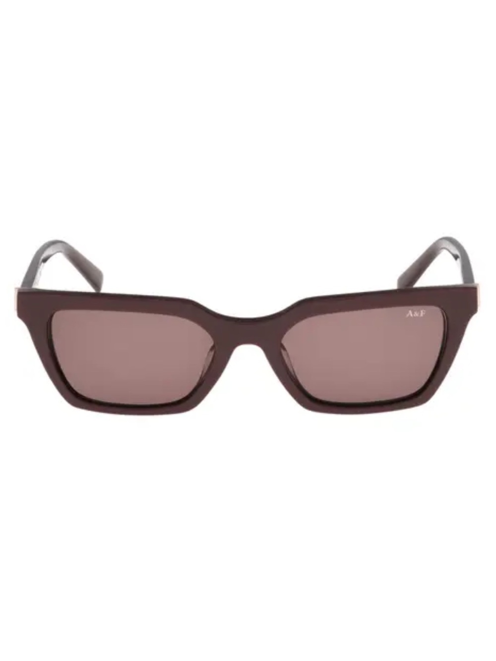 Abercrombie & Fitch 52mm Cat Eye Sunglasses Burgundy Shiny Bordeaux / Brown New